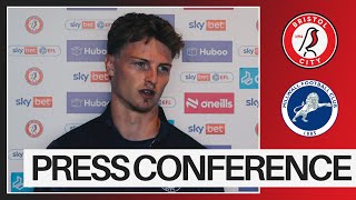 George Tanner Press Conference  Bristol City vs Millwall [upl. by Yentuoc]