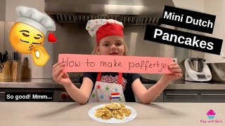 How to make Poffertjes mini dutch pancakes [upl. by Afas534]