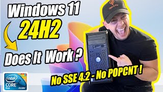 How to Run Windows 11 on Older PCs Without SSE 42 amp POPCNT Support [upl. by Enyawed]