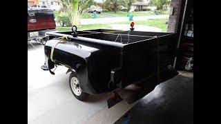 Muscle Truck Build  Stepside Bed Update 1 [upl. by Ellennahc]