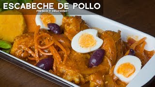 COMO PREPARAR ESCABECHE DE POLLO FÁCIL Y RÁPIDO  COMIDA PERUANA  ACOMERPE [upl. by Borreri]