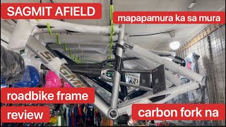 SAGMIT AFIELD RB FRAME REVIEW  naka carbon fork mapapamura ka sa mura panalong panalo [upl. by Anide]