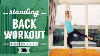 Standing Ballet Back Workout  Lazy Dancer Tips [upl. by Fulviah942]