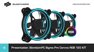 ENSilentiumPC Sigma Pro Corona RGB 120 KIT  official release [upl. by Hare342]