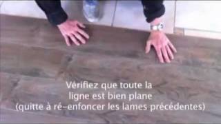 clipser du parquet flottant stratifié [upl. by Hamo]