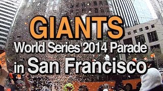 GIANTS World Series 2014 Parade in San Francisco ジャイアンツの優勝パレード！ [upl. by Sillek]