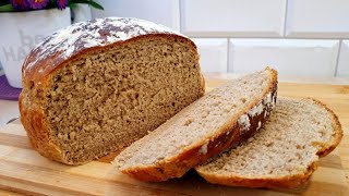 Ich kaufe kein Brot mehr Neues perfektes Rezept für schnelles Brot in 5 Minuten Vollkornbrot [upl. by Anaujnas]