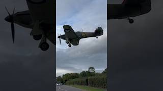 Hawker Hurricane arriving at RAF Northolt [upl. by Benjie]