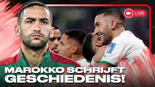 ZIYECH en MAROKKO schrijven GESCHIEDENIS op WK  WK Daily  Live van 19002000 [upl. by Jelle]