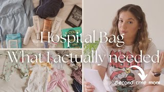 Whats In My Hospital Bag  What I Really Needed And What I Didnt [upl. by Eisso]