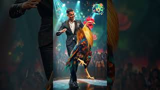 Ronaldo Fuses with A barcelos rooster on AGT americagottalent agt talent shortshalloween [upl. by Dlaregztif965]