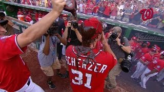 PITWSH Scherzer pitches a nohitter vs Pirates [upl. by Froemming]