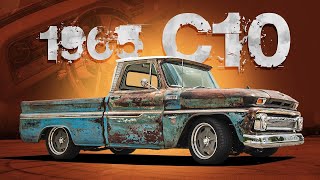 FULL BUILD 65 Chevy Truck  Patina Restomod [upl. by Binky368]