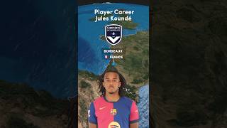 Career Jules Koundé france soccer shorts youtubeshorts juleskounde [upl. by Eldnik]