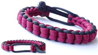 Make a quotCleanquot Mad Max Style Endless Falls Paracord Survival BraceletCBYS Paracord Tutorial [upl. by Lodnar519]