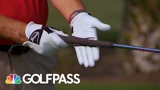 How to Properly Grip Your Golf Club  GOLFPASS  Golf Channel [upl. by Annavoj40]