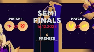 BLAST Premier World Final 2023 Semifinals FaZe Clan vs MOUZ Vitality vs NAVI [upl. by Auqenwahs]