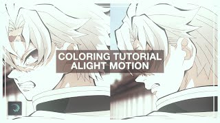 • Coloring Tutorial  XML  Alight Motion  suikaxl • [upl. by Turino751]