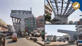 Hyderabad Malakpet  Santosh Nagar flyover work delay Commuters faces trouble [upl. by Quickel]