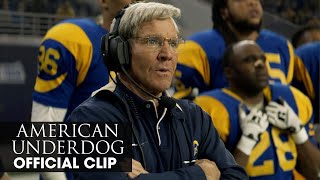 American Underdog 2021 Movie Official Clip “Final Touchdown”  Zachary Levi Anna Paquin [upl. by Stannfield]