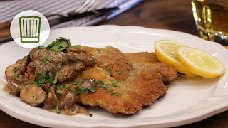 Klassisches Jägerschnitzel Rezept chefkoch [upl. by Jallier]