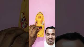 How To Make mini RC Boat Twin 180 Motor 🤣😂 video shorts comedy [upl. by Eelaroc]