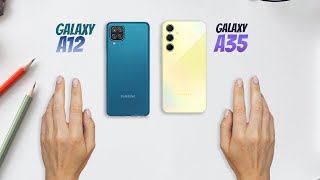 Comparison Samsung Galaxy A12 VS Samsung Galaxy A35 [upl. by Nrubloc916]