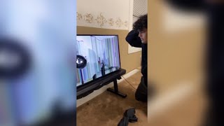 BROKEN TV PRANK BACKFIRED 🤣 shorts [upl. by Sapowith]