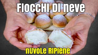 FIOCCHI DI NEVE  DOLCI NAPOLETANI SOFFICISSIMI con CREMA DI RICOTTA [upl. by Tlevesoor325]