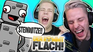 STEINWITZE und trotzdem lachen wir Der kommt FLACH mit ALPHASTEIN und Avive [upl. by Suki]