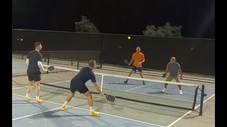 Mens Doubles Pickleball Chris and Devin vs Jim and [upl. by Davilman763]