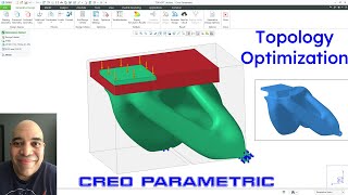 Creo Parametric  Topology Optimization  Demonstration [upl. by Nivaj]