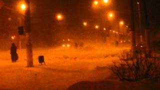 Blizzard буран in Petropavlovsk Kazakhstan [upl. by Cully]