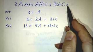 Partial Fractions II Quadratic factors [upl. by Nirad]