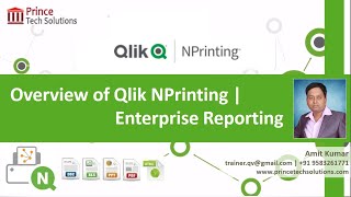 Overview of Qlik NPrinting  Enterprise Reporting [upl. by Voltz]