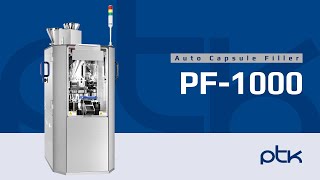 PTK Capsule Filling Machine PF 1000 Series [upl. by Nahsad]