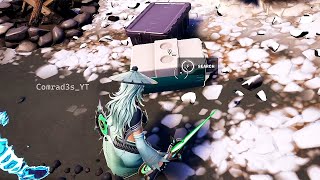 How to EASILY Liberate and collect fish from Coolers Ice Machines or Chests Fortnite [upl. by Selmner]