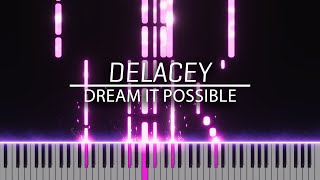 Delacey  Dream It Possible Piano Cover [upl. by Ahsienauq]