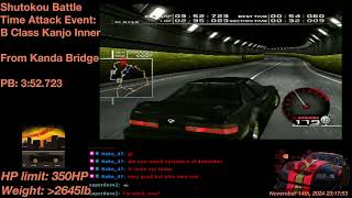 Tokyo Xtreme Racer Zero PS2 Level Speedrun Kanjyo Inner Loop Quest Class B  352012 [upl. by Rika]