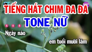 Karaoke Tiếng Hát Chim Đa Đa Tone Nữ  Bm  Nhạc Sống Mới Hay  Tạp Hóa Karaoke [upl. by Cindee]