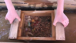 Gem Mining at Luray Caverns Virginia  Finding Rocks and Jewels [upl. by Ahsieni]