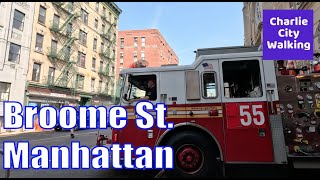 Broome Street Manhattan New York Walking Tour [upl. by Ayinat]