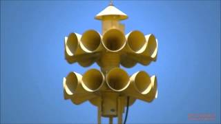 Federal Signal 3T22B Weekly Storm Siren Test Noon Blast  Gray Court SC 52315 [upl. by Matuag643]