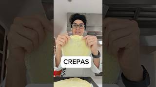 Crepas un básico de la cocina Esta receta es la mejor con dulce o salado receta tips crepas [upl. by Argela]