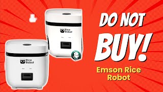 🤔 9 Shocking Reasons Not to Buy the Emson Rice Robot 🚫🍚 [upl. by Kassey]