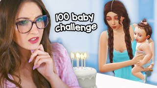 BIRTHDAYS AND MAKEOVERS 🍼 100 Baby Challenge 10 The Sims 4 [upl. by Elsilrac]