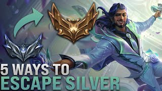 How to ACTUALLY Escape Silver 4 Strategies Explained [upl. by Enneillij584]