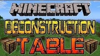 Minecraft 164  Review Table Uncrafting Mod  Tutorial  Español [upl. by Enitsua]