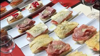 COMO PREPARAR TAPAS DIFERENTES Y DELICIOSAS PARA TUS REUNIONES TAPAS ESPAÑOLAS FÁCILES DE PREPARAR [upl. by Malanie401]