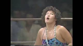 CHAIN MATCH Devil Masami vs Monster Ripper 111983  AJW [upl. by Doretta]